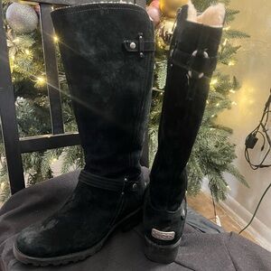 UGG Black Suede Women's Boots